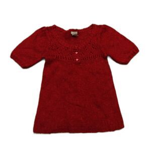 Vintage dELiA*s Sweater Mohair Wool Blend Burgundy XS Y2K  Cottagecore Grunge